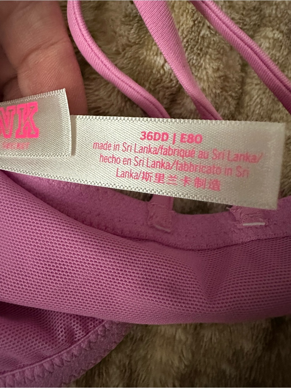 Victoria's Secret Pink Molded T-Shirt Bra - Picture 2 of 3